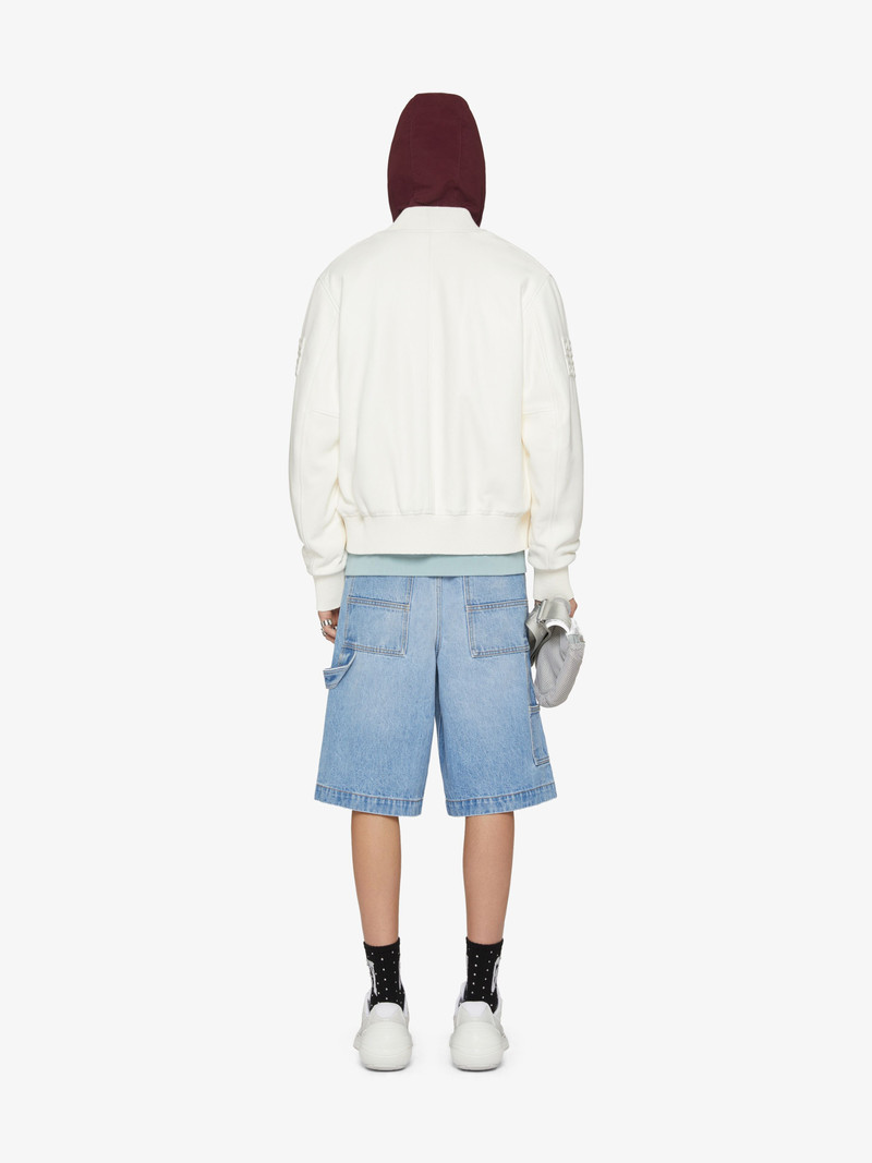 CARPENTER BERMUDA SHORTS IN DENIM 4