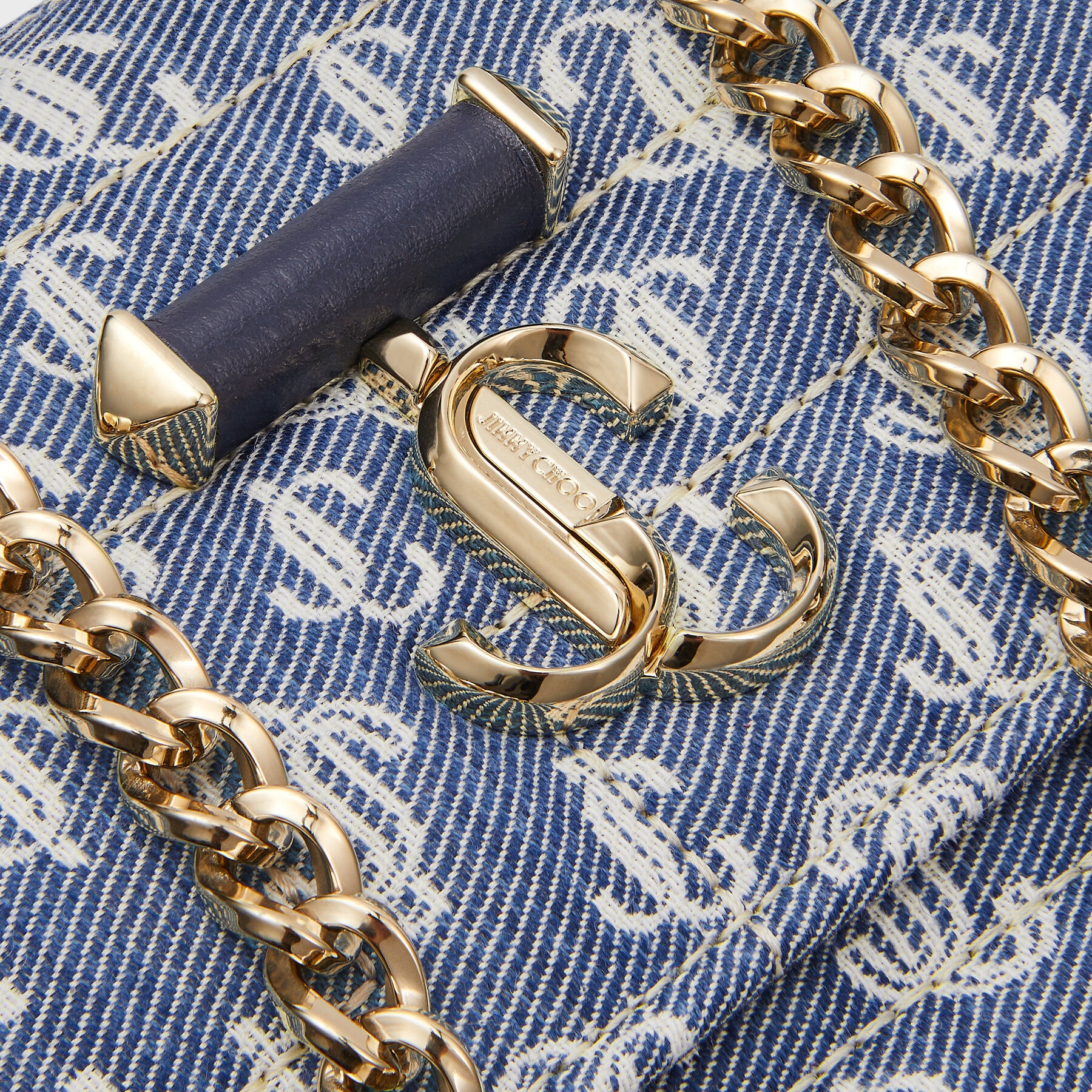 Micro Varenne Quad
Denim Quilted JC Monogram Mini Bag - 6