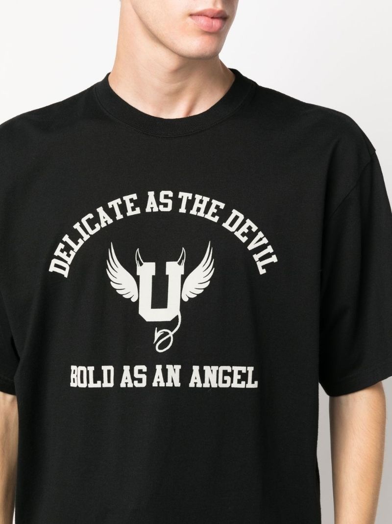 slogan-print T-shirt - 5