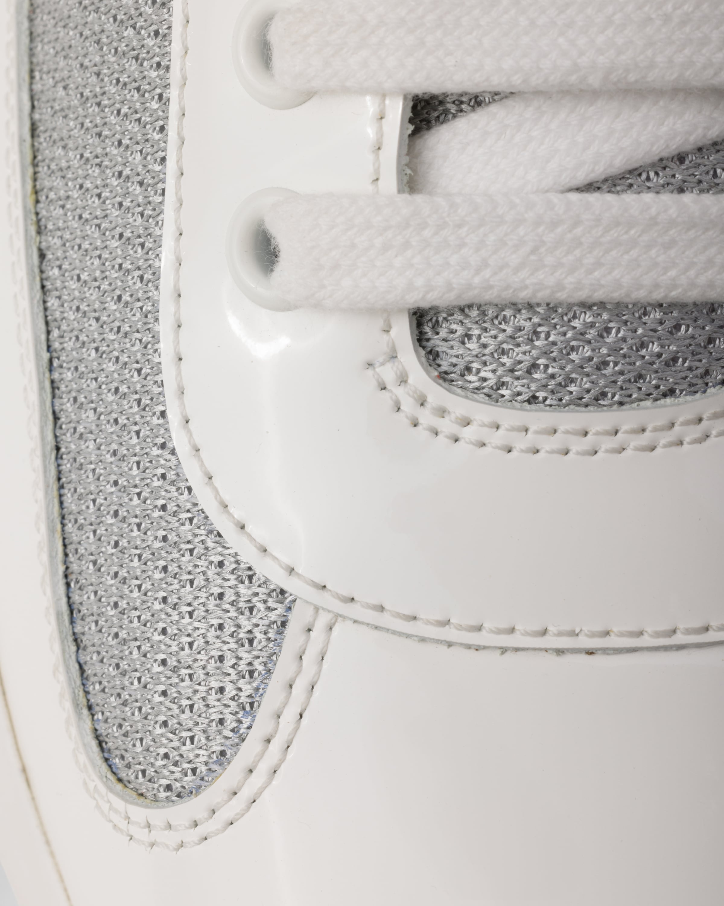 Patent leather and technical fabric Prada America's Cup sneakers - 6