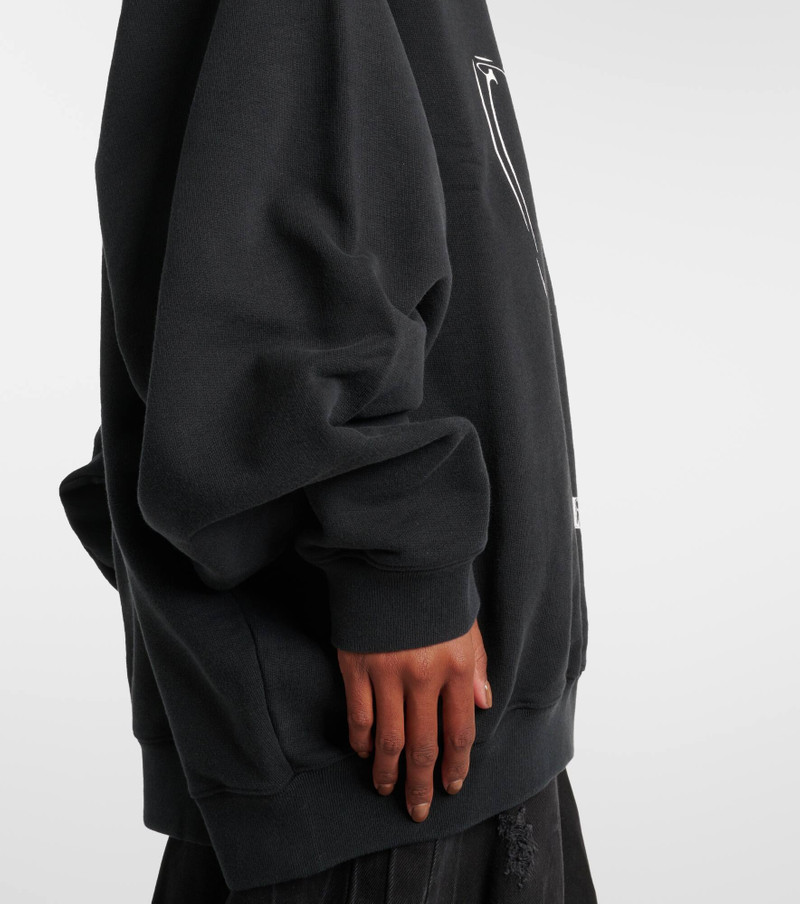 Printed cotton jersey sweatshirt 5