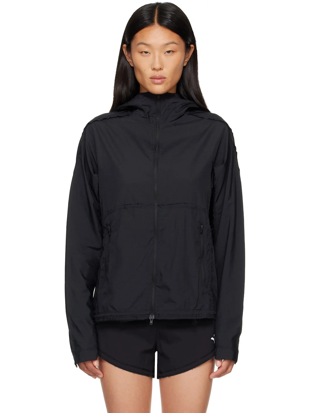 Black 'Y-3 Running' Jacket - 1
