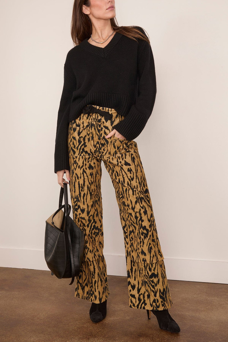 LISA YANG Aletta Sweater in Black outlook