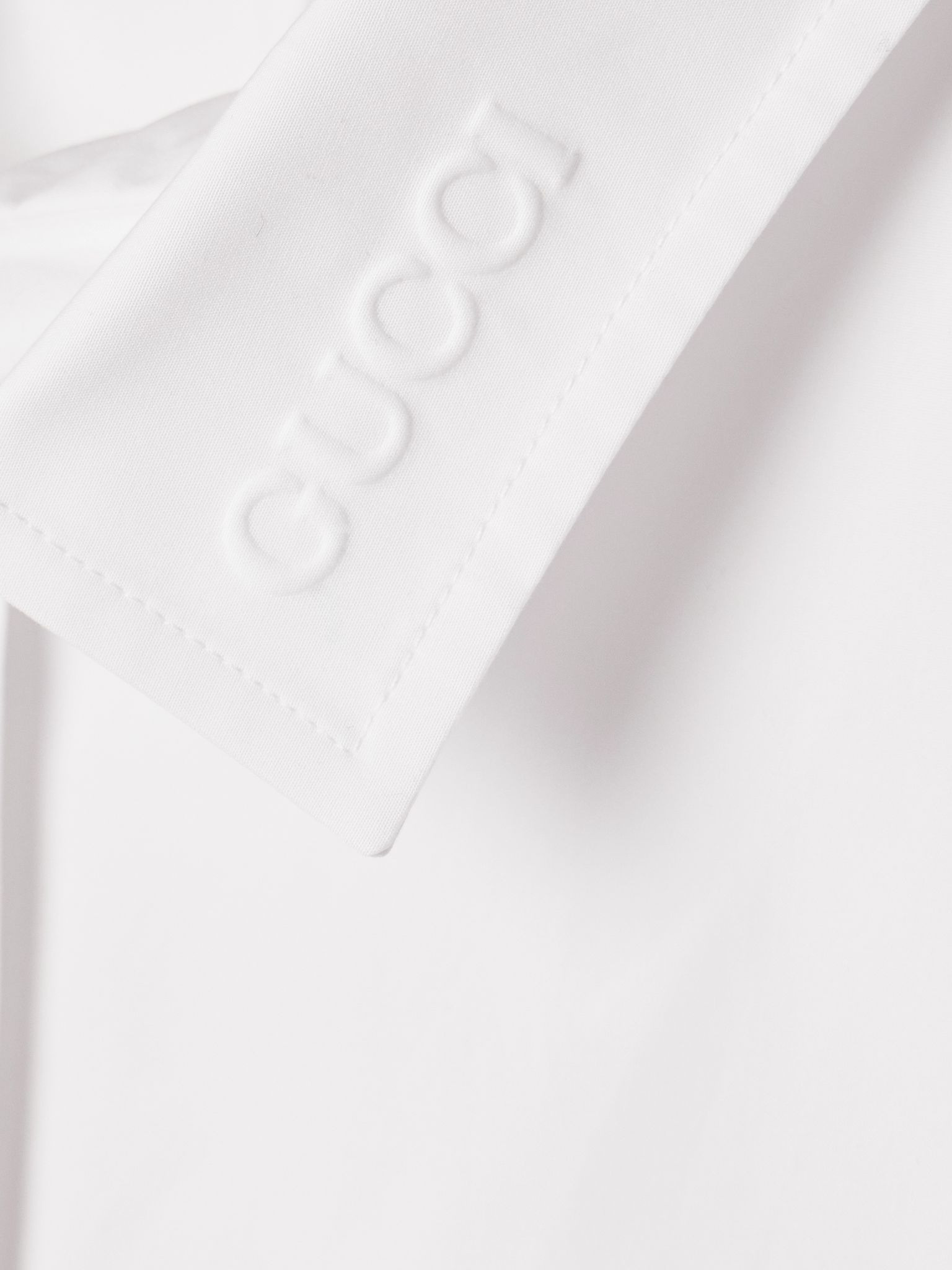 Oversized cotton-poplin shirt White - 5