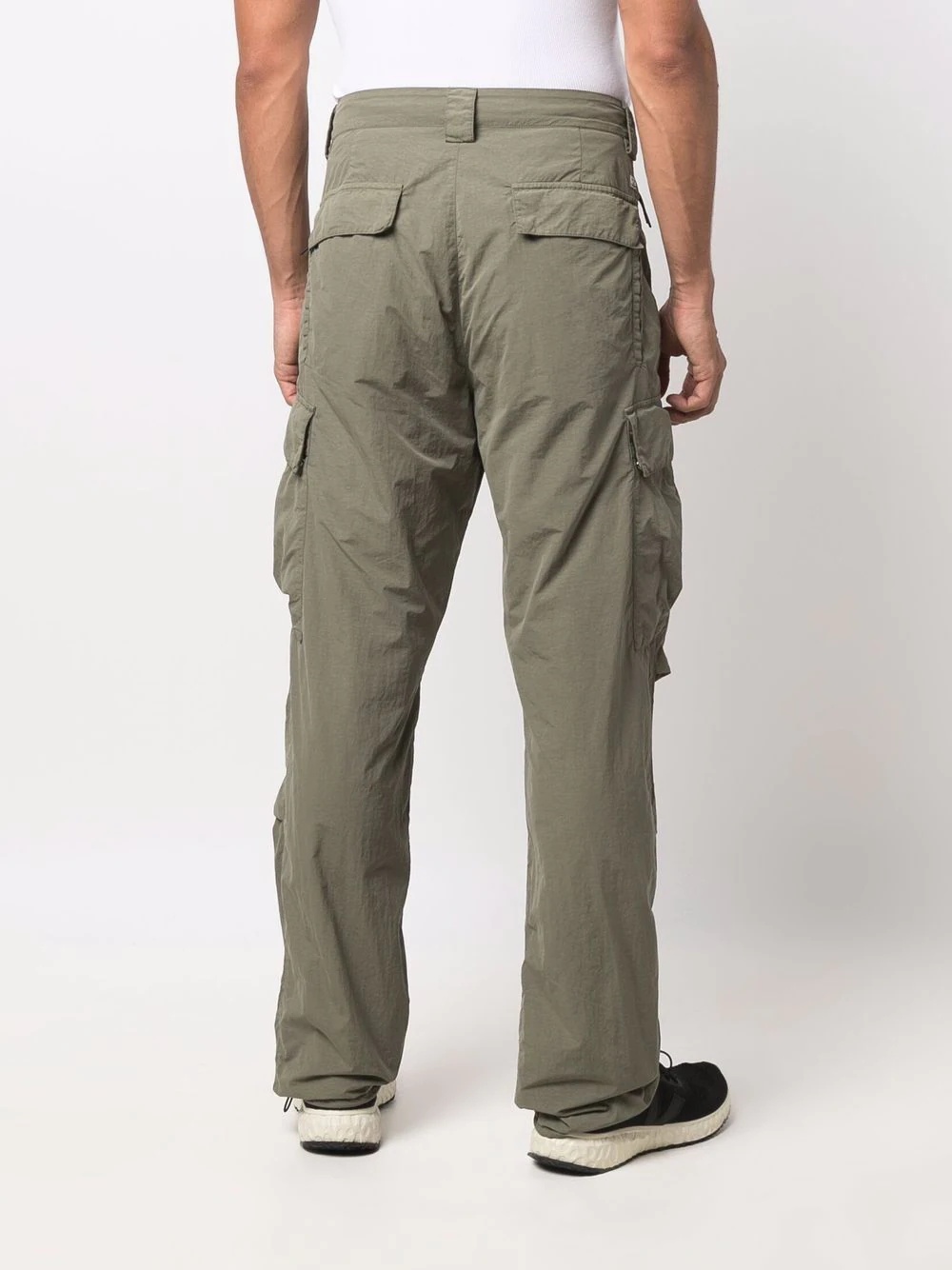 Lens-detail cargo trousers - 4