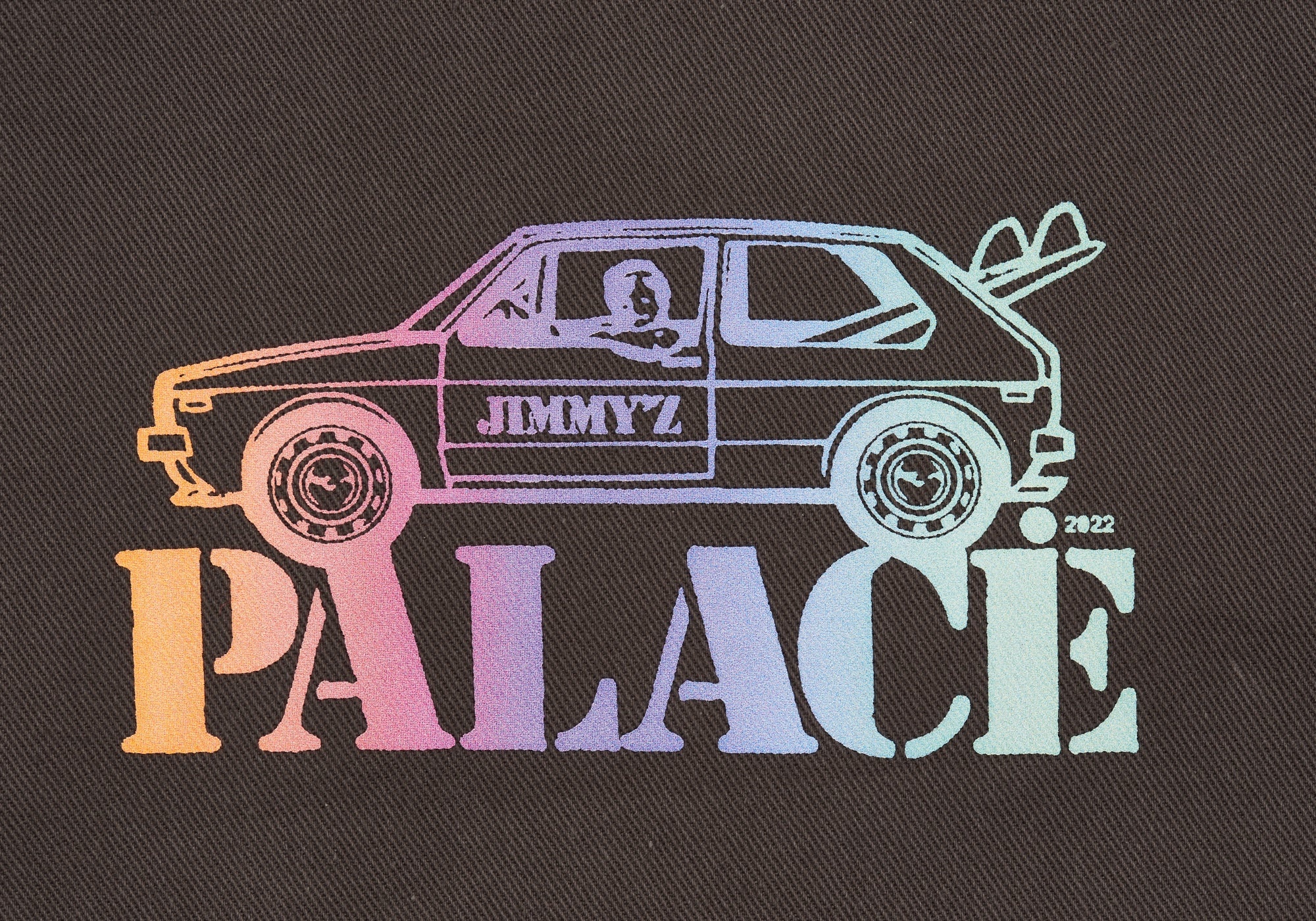 PALACE JIMMY'Z WASHED TWILL BOMBER GREY - 3