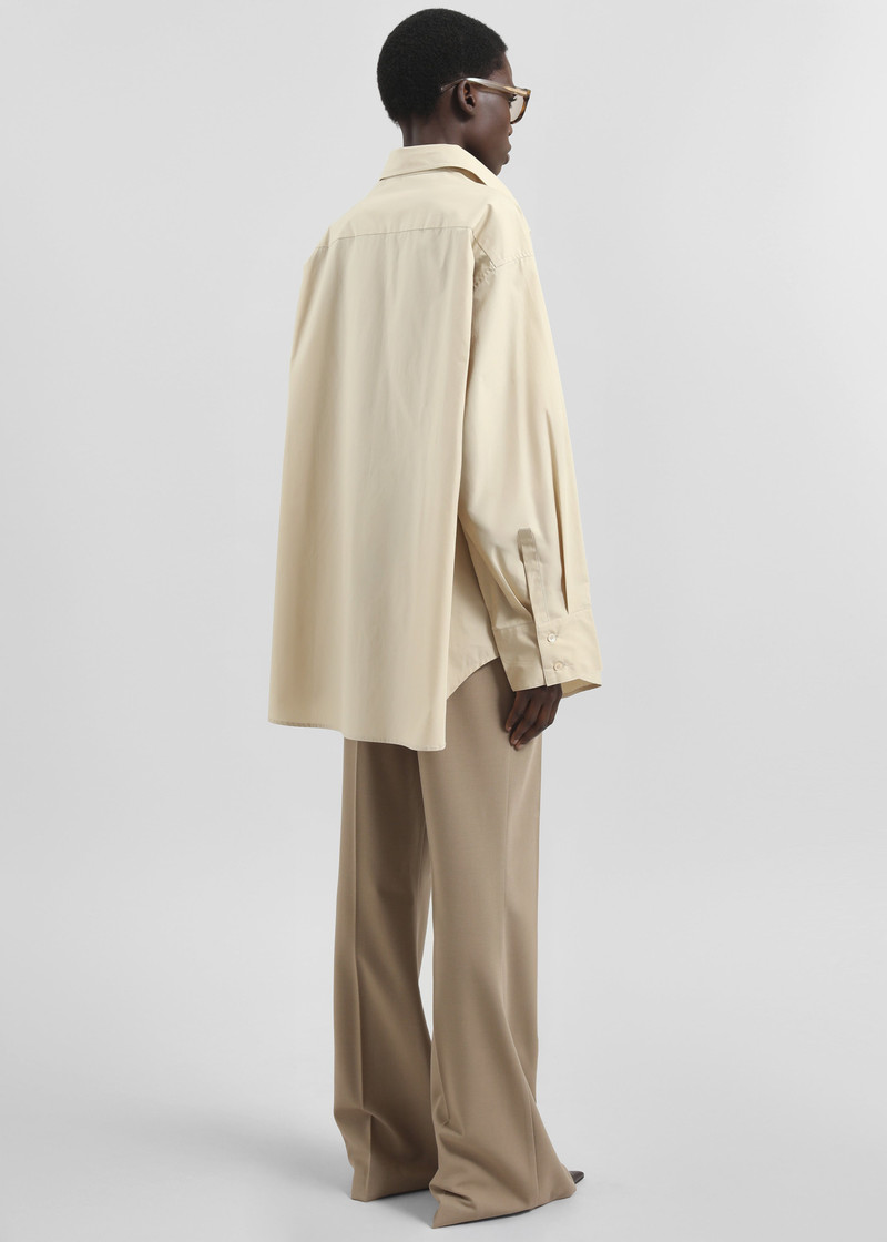Kent Button Up Shirt - Beige 7