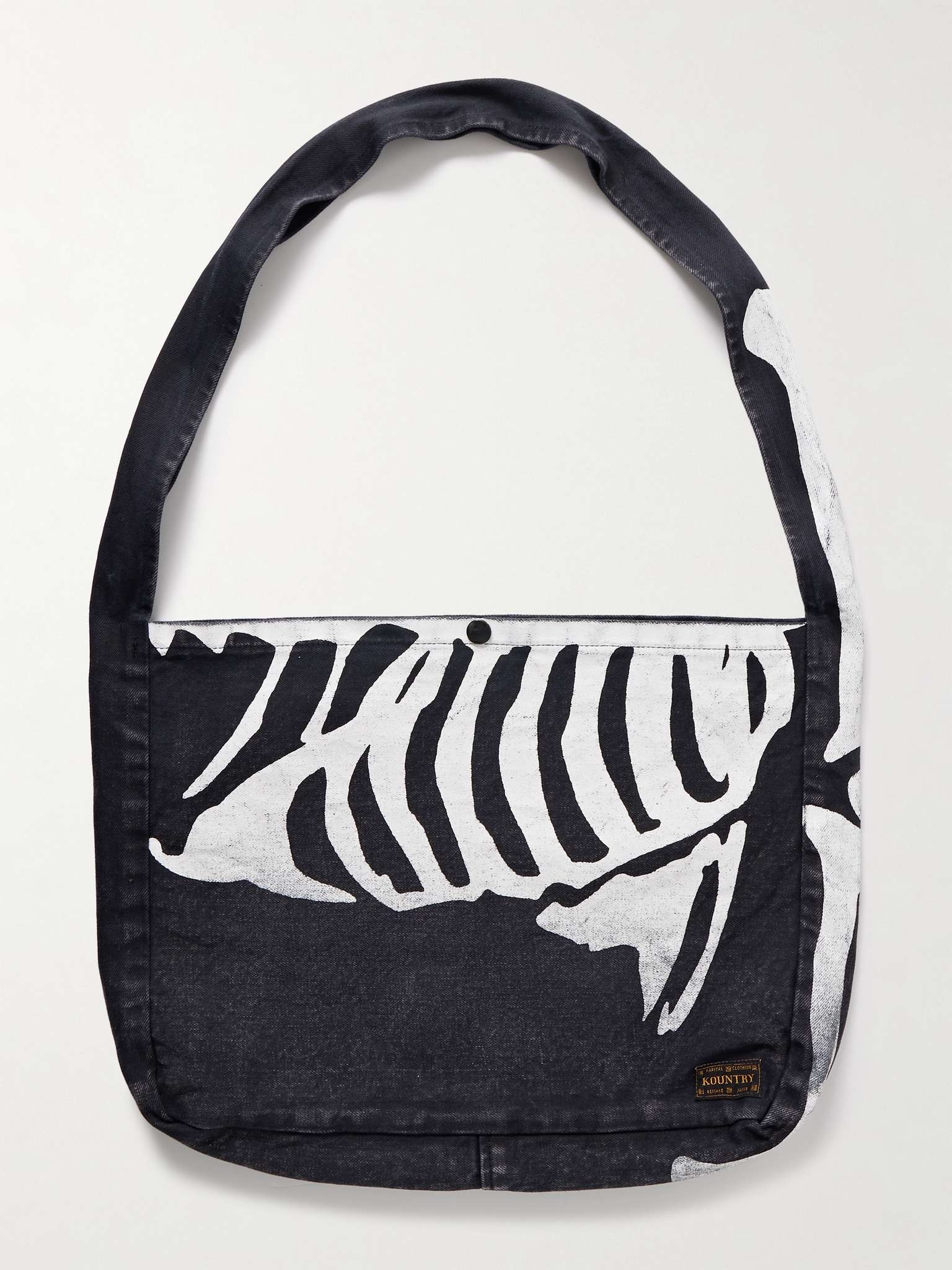 Kountry Printed Denim Tote Bag - 1