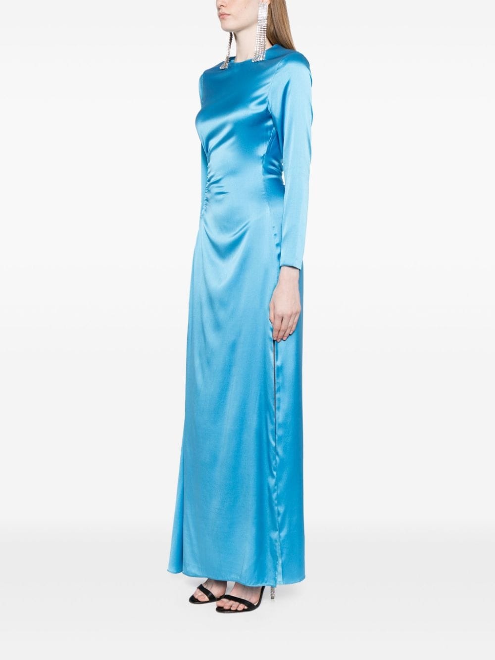 Striking silk maxi dress - 3