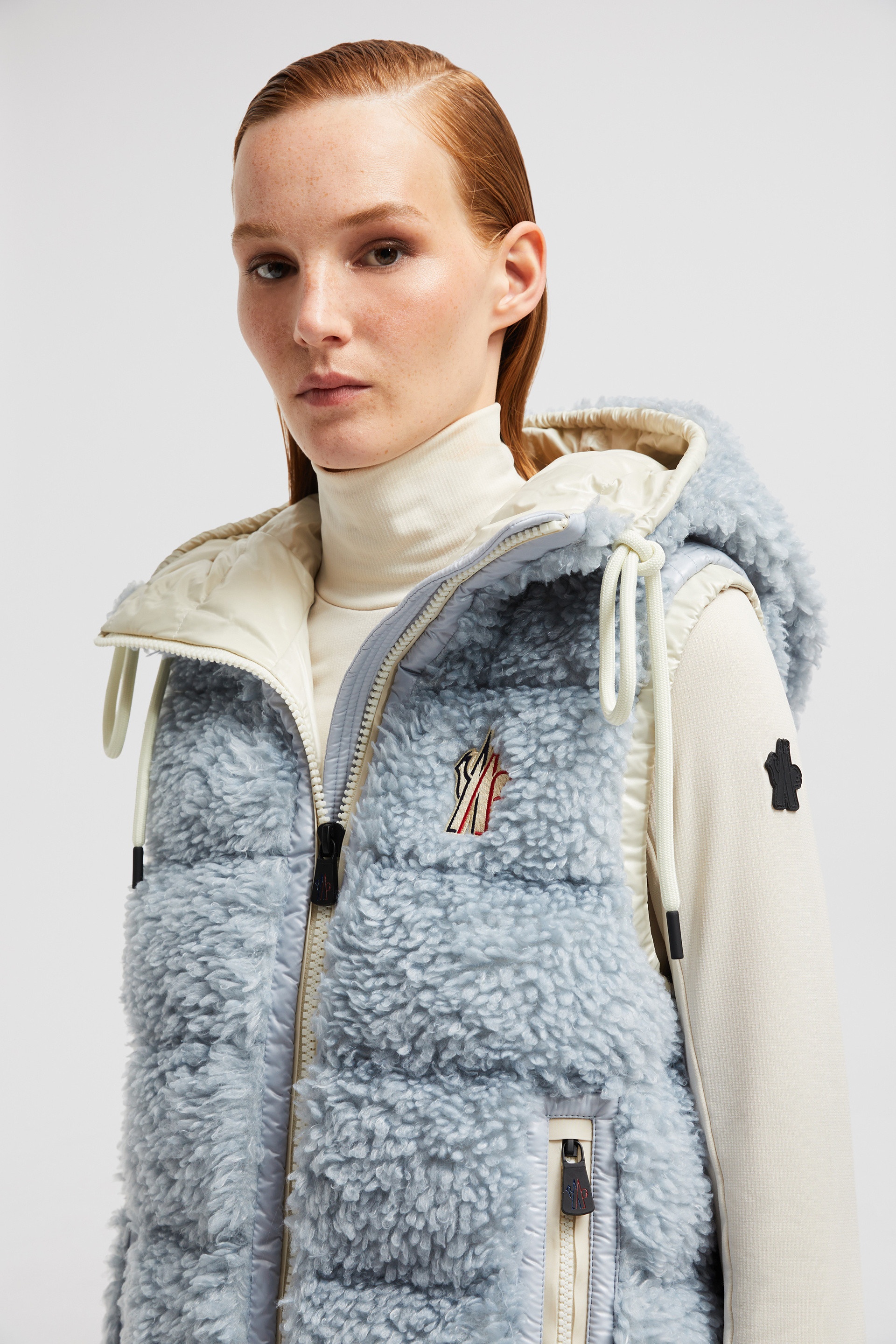 Padded Teddy Zip-Up Vest - 4