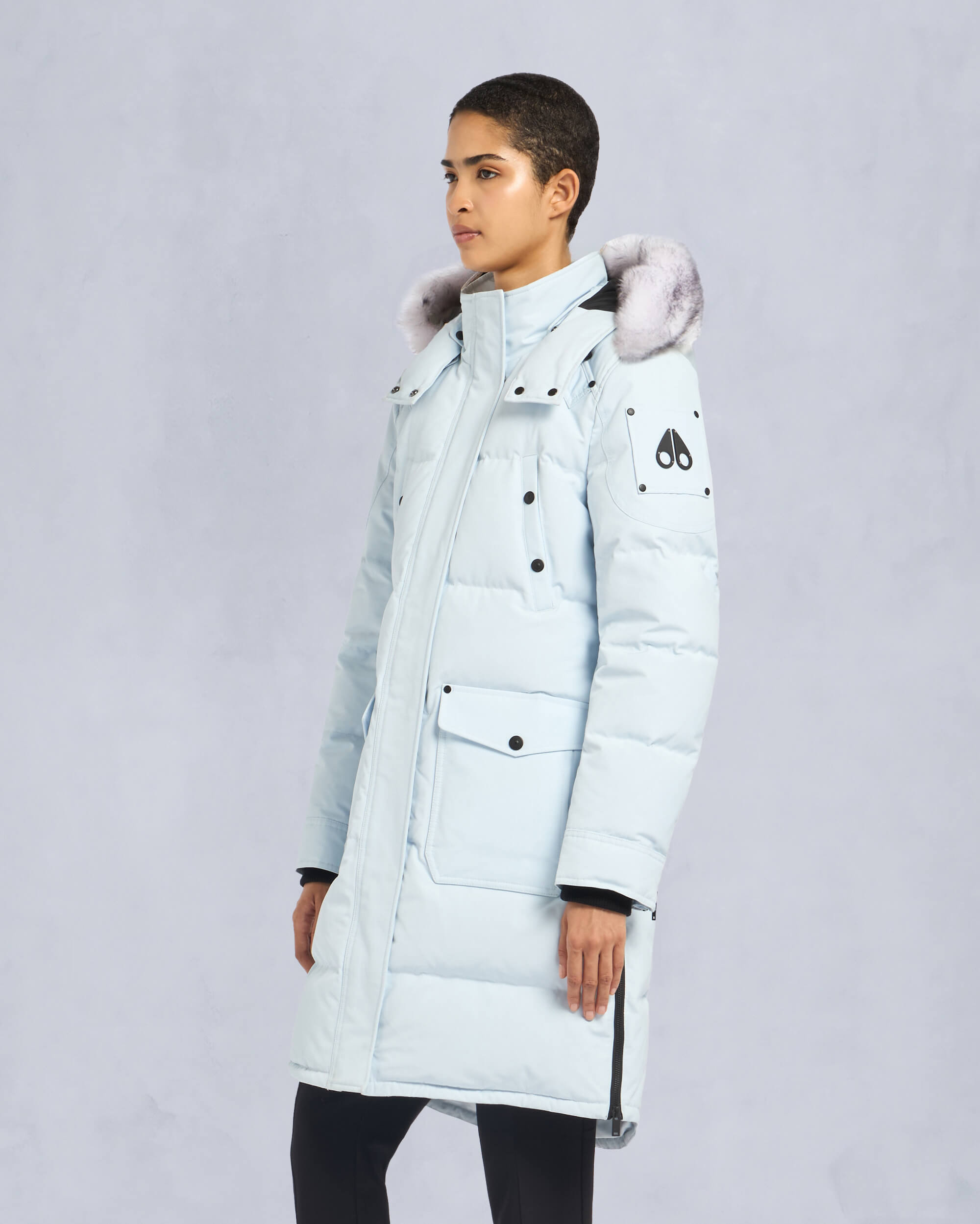 ONYX SHEARLING CAUSAPSCAL PARKA - 3