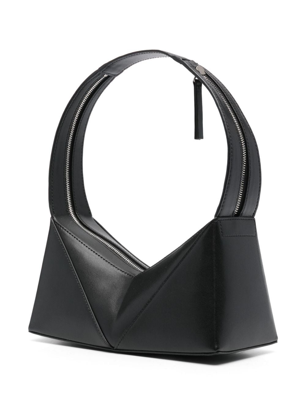 Folded Cube leather tote bag - 3