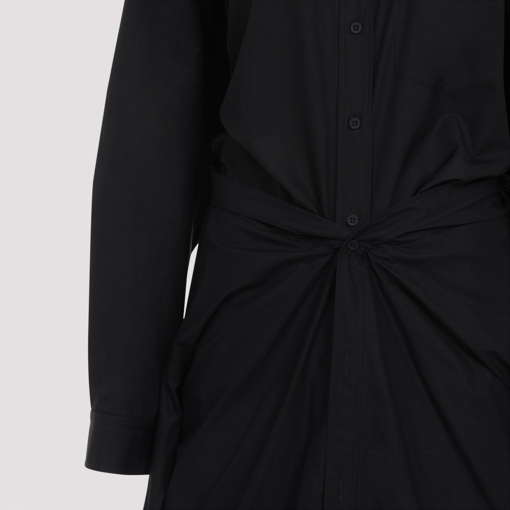 Balenciaga Maxi Patched Shirt Women - 4