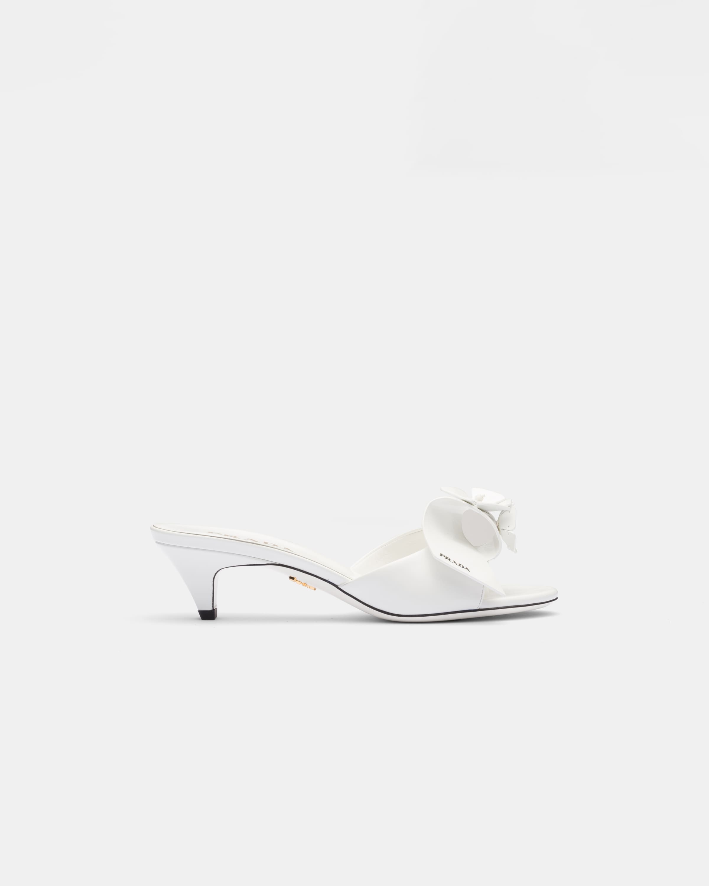 Brushed leather sandals - 2