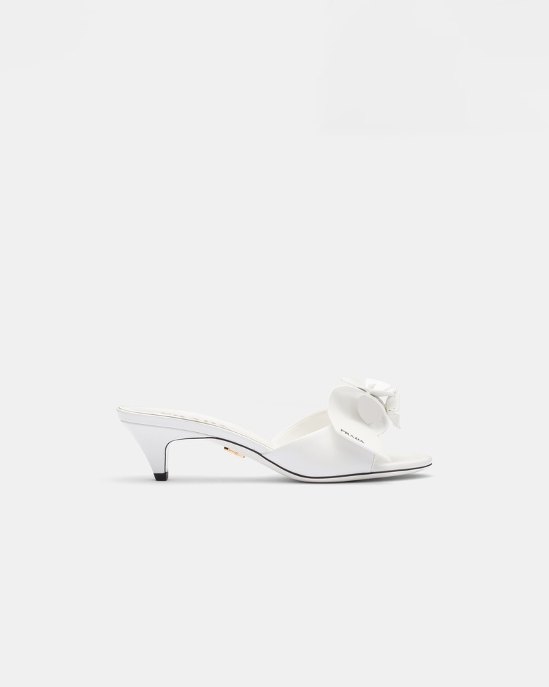 Prada Brushed leather sandals outlook