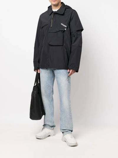 ACRONYM zip-detail hooded jacket outlook