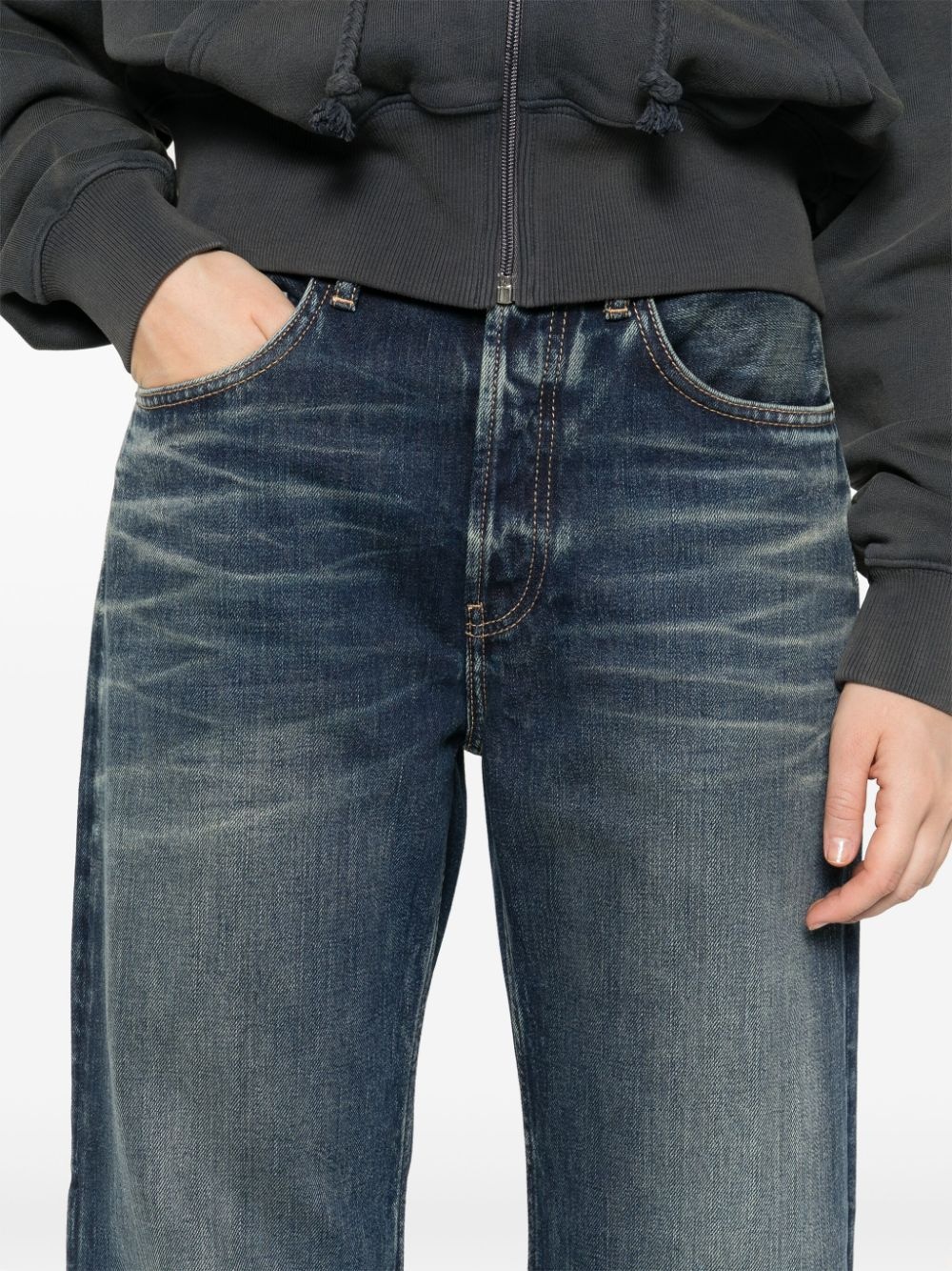 wide-leg jeans - 5