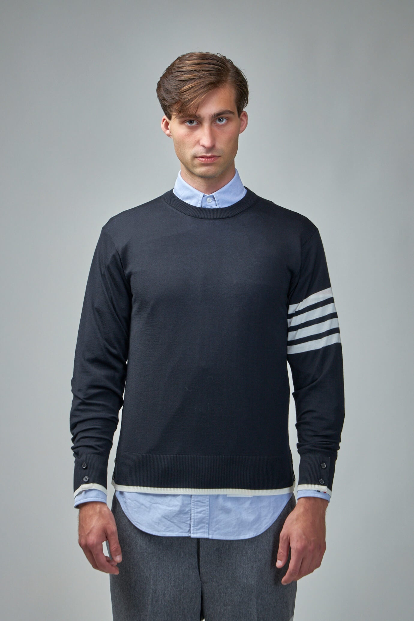 Jersey Stitched Relaxed Fit Crew Neck - 1