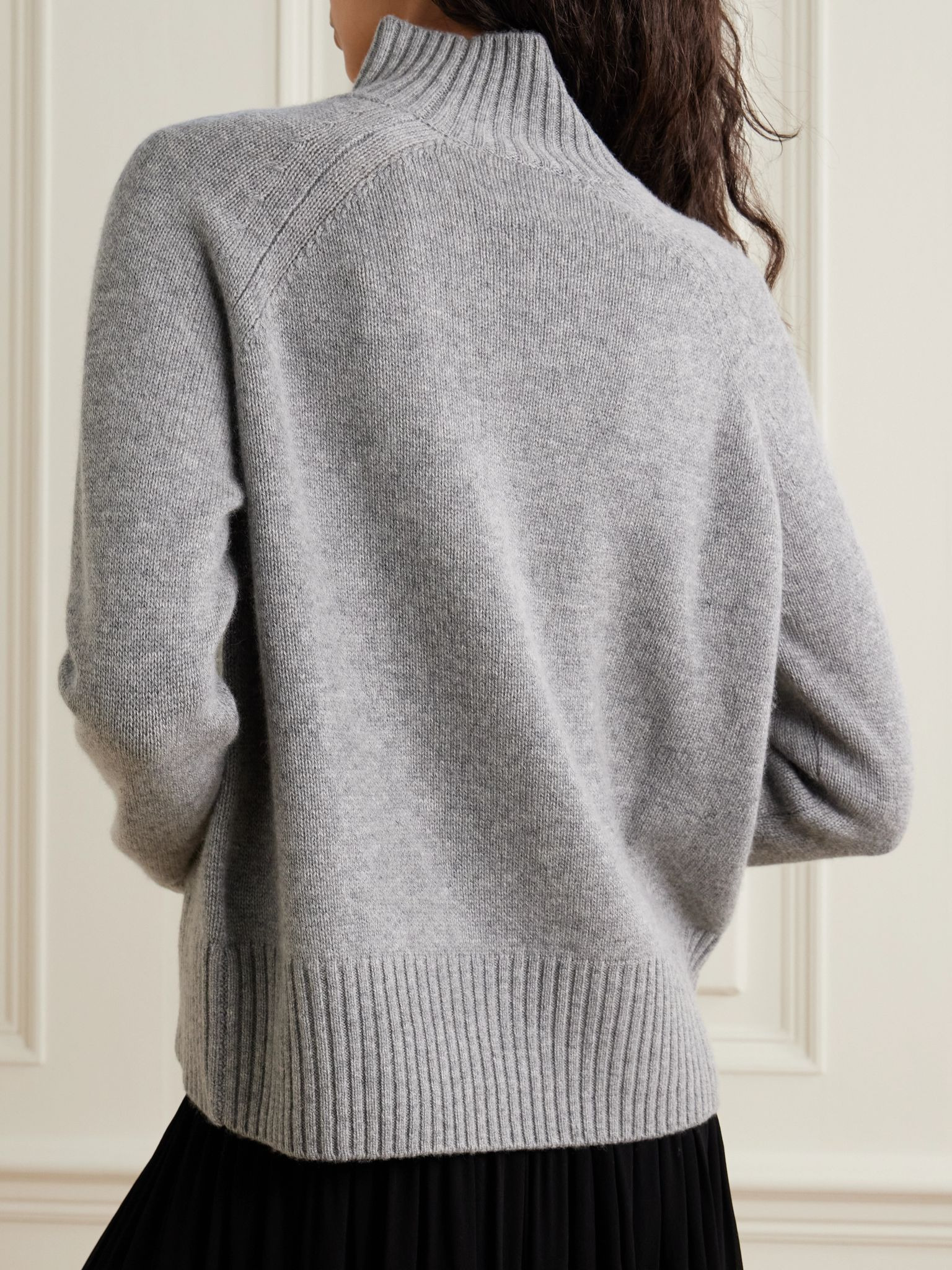 Wool and cashmere-blend sweater Gray - 3