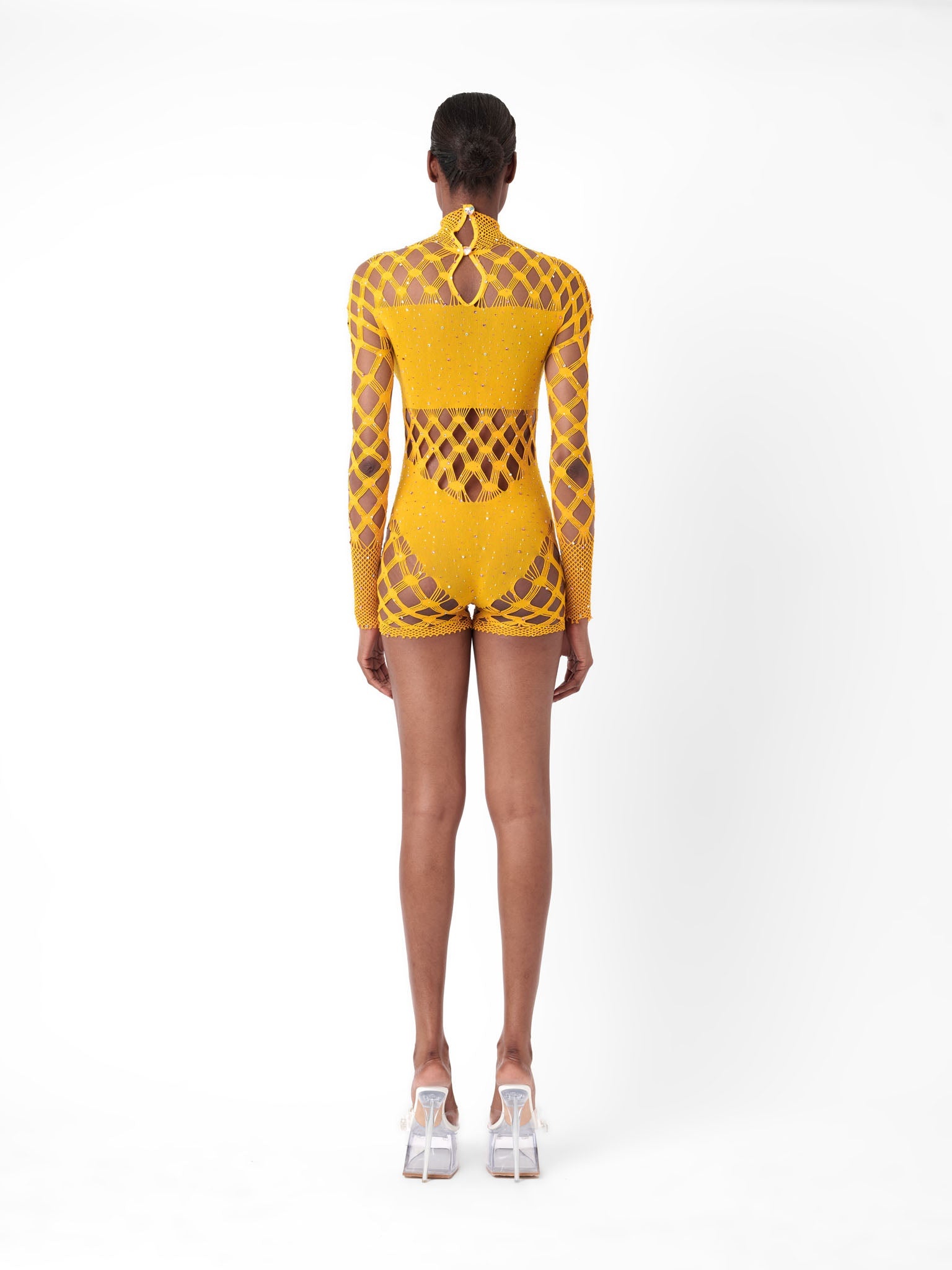 DOLLAR PLAYSUIT SAFFRON - 4