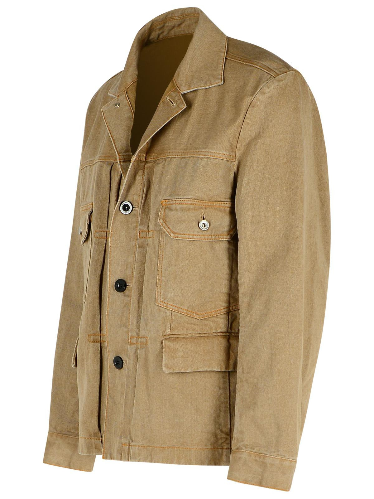 Sacai Beige Denim Jacket Men - 2