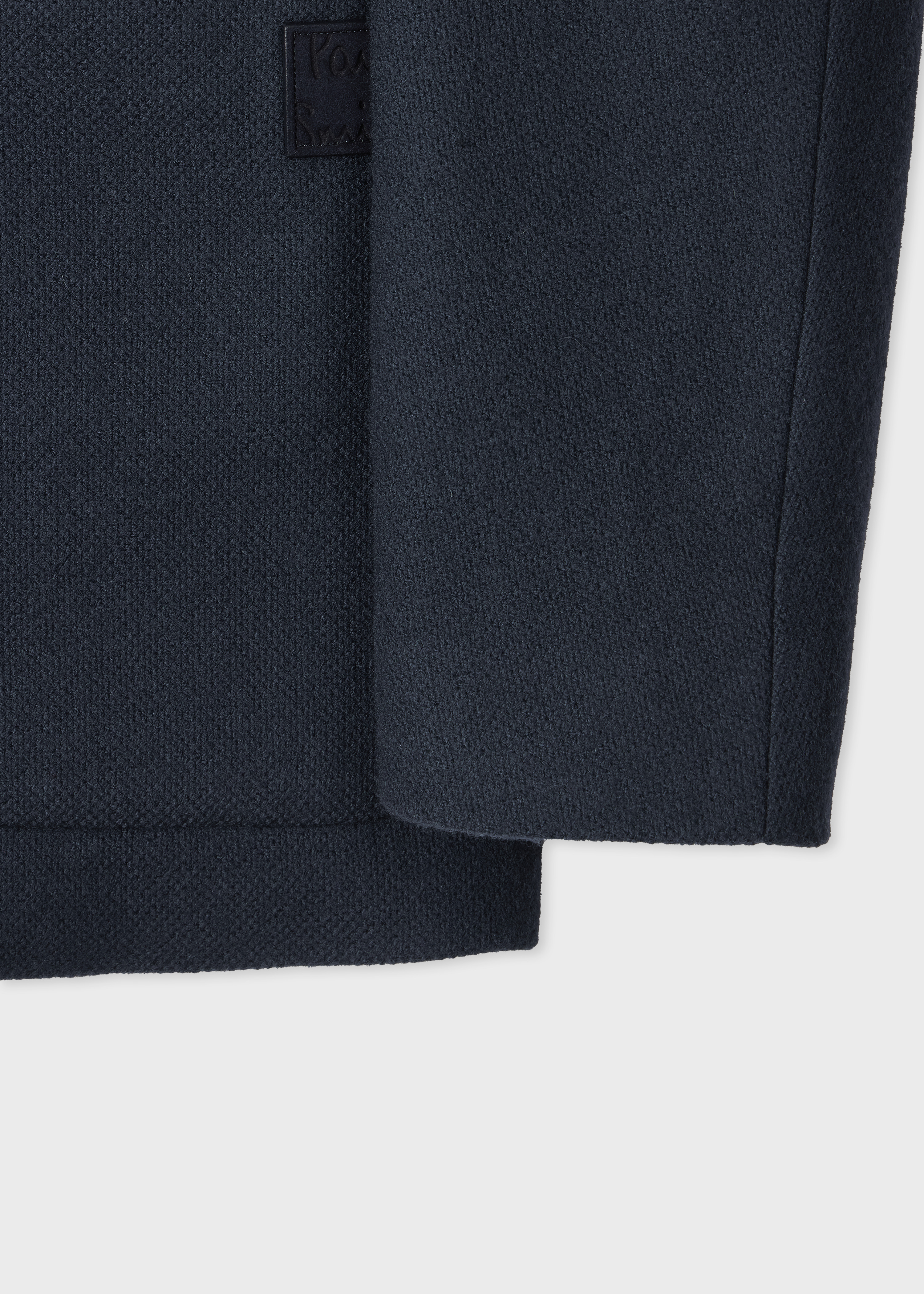 Navy Extra-Fine Wool Work Jacket - 4
