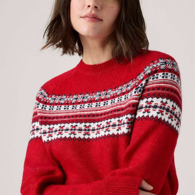 LOU FAIRISLE CREW 4