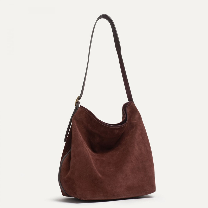 Bleu de Chauffe SOFIA BUCKET BAG  -  RUBY BROWN outlook