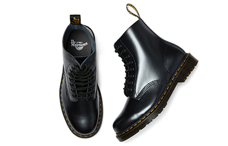 Dr. Martens 1460 Pascal Chroma 8 Martin boots Couple Style Silver Black 26233040 - 3