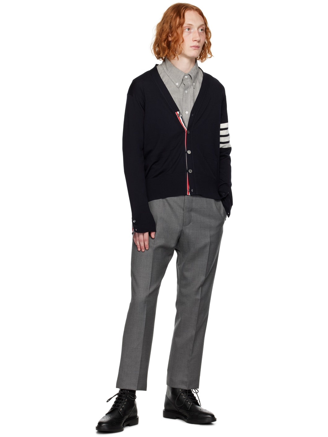 Gray 4-Bar Shirt - 4