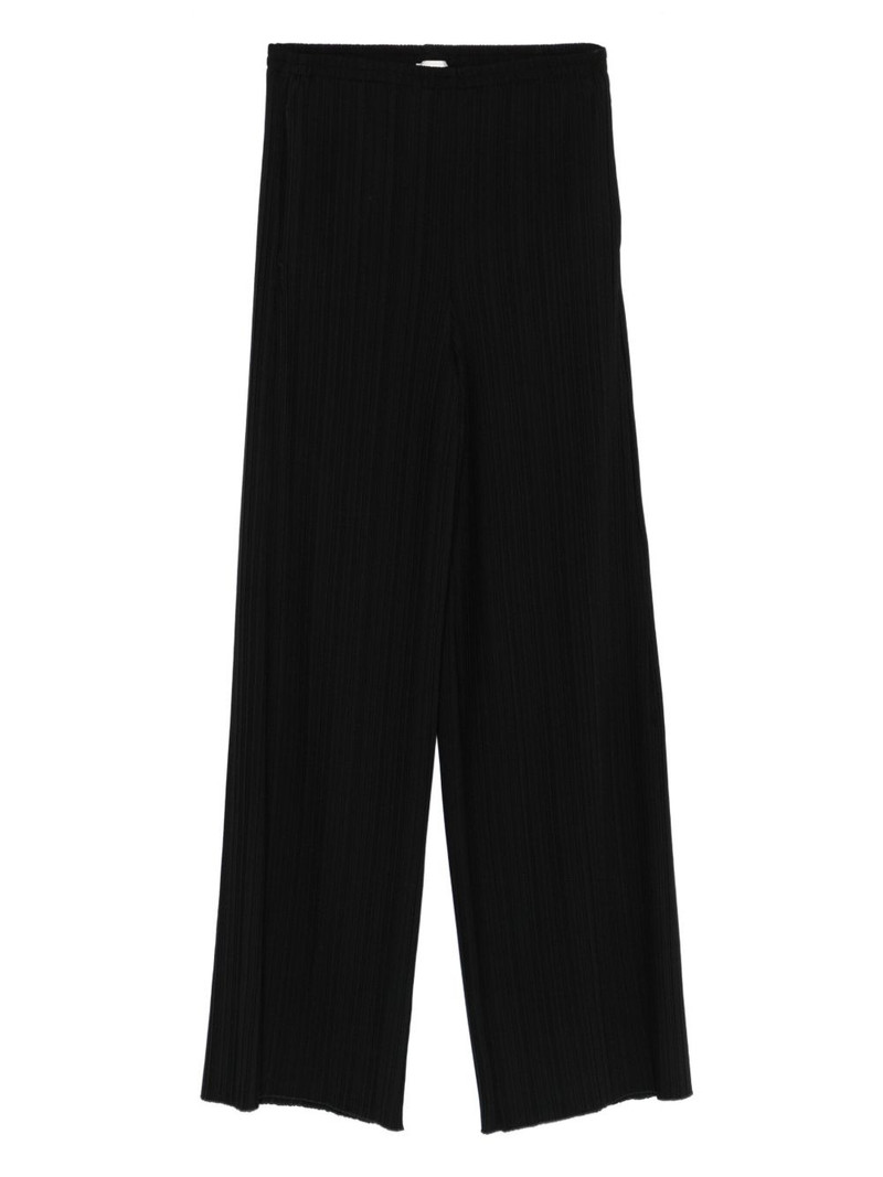 pleated wide-leg trousers 1
