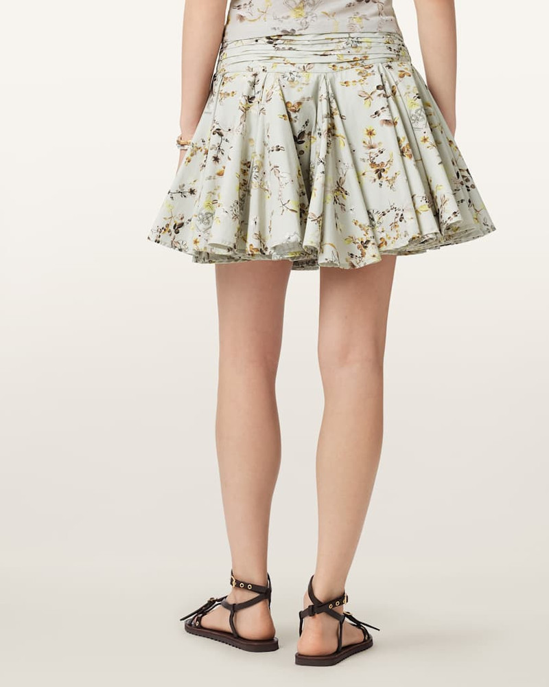 TULIP FLORAL VOUMINOIS MINI SKIRT 5