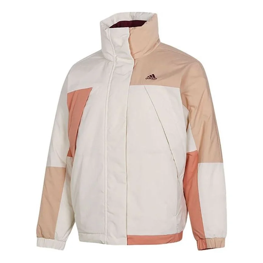 (WMNS) adidas CB Down Jacket Asia Sizing 'White Beige' H23070 - 1