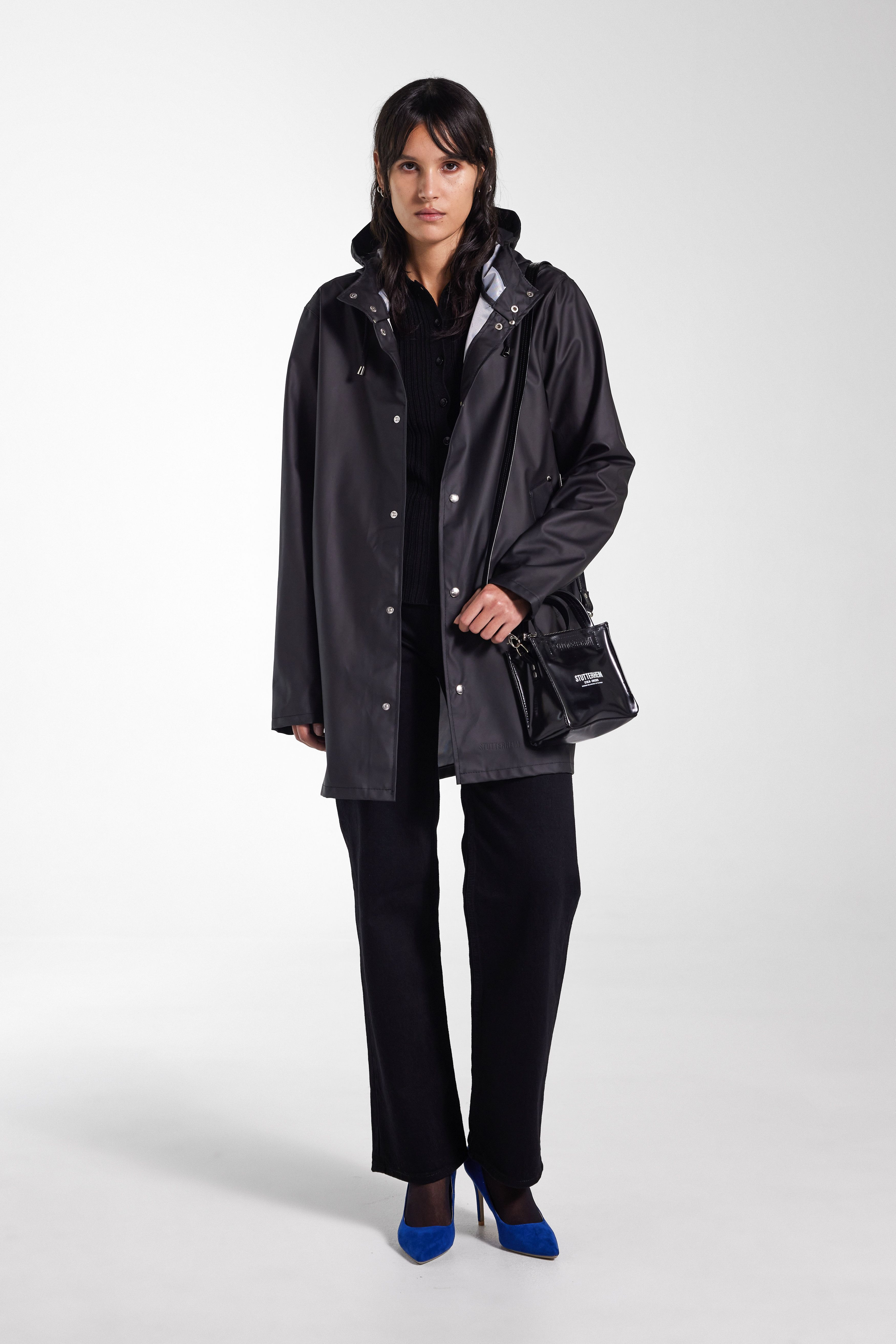 Stockholm Lightweight Raincoat Black - 2