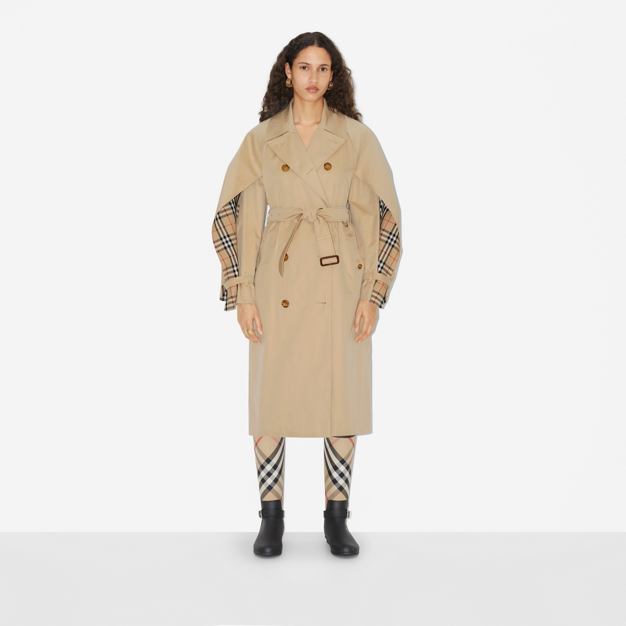Cotton Gabardine Trench Coat - 2