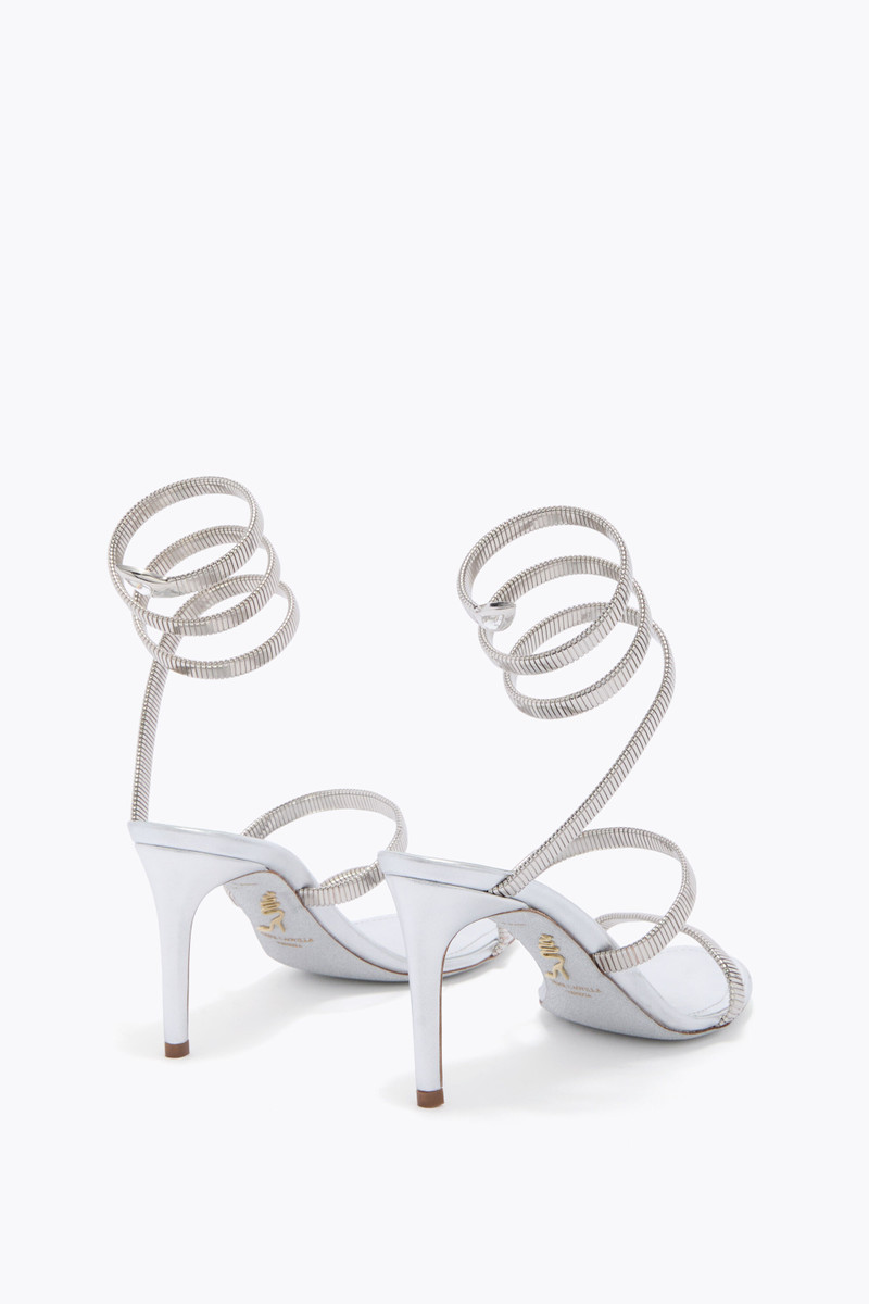 RENE CAOVILLA JUNIPER SILVER SANDAL 80 outlook