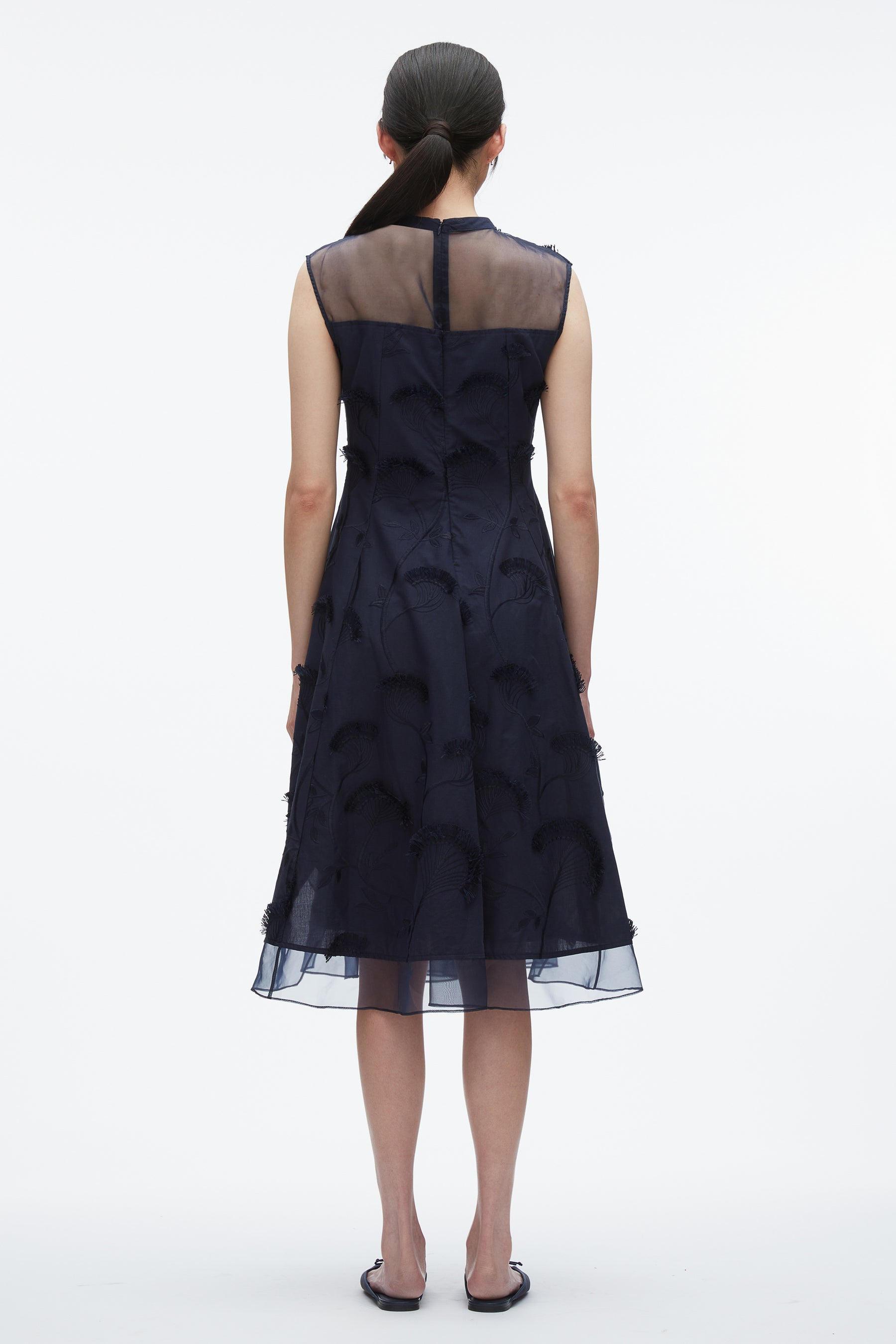 Fil Coupé Midi Dress - 4
