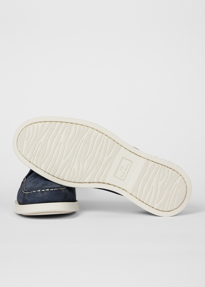 Navy 'Pebble' Boat Shoes 4