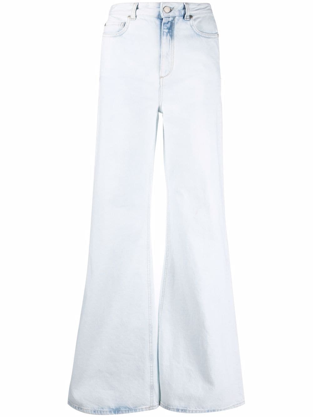 high-waist wide-leg jeans - 1