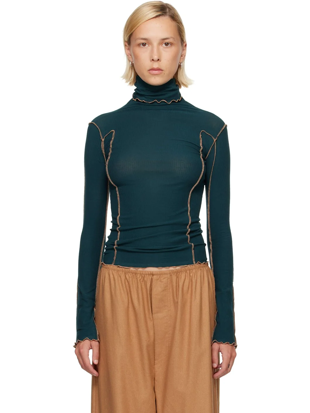 Green Omato Turtleneck - 1