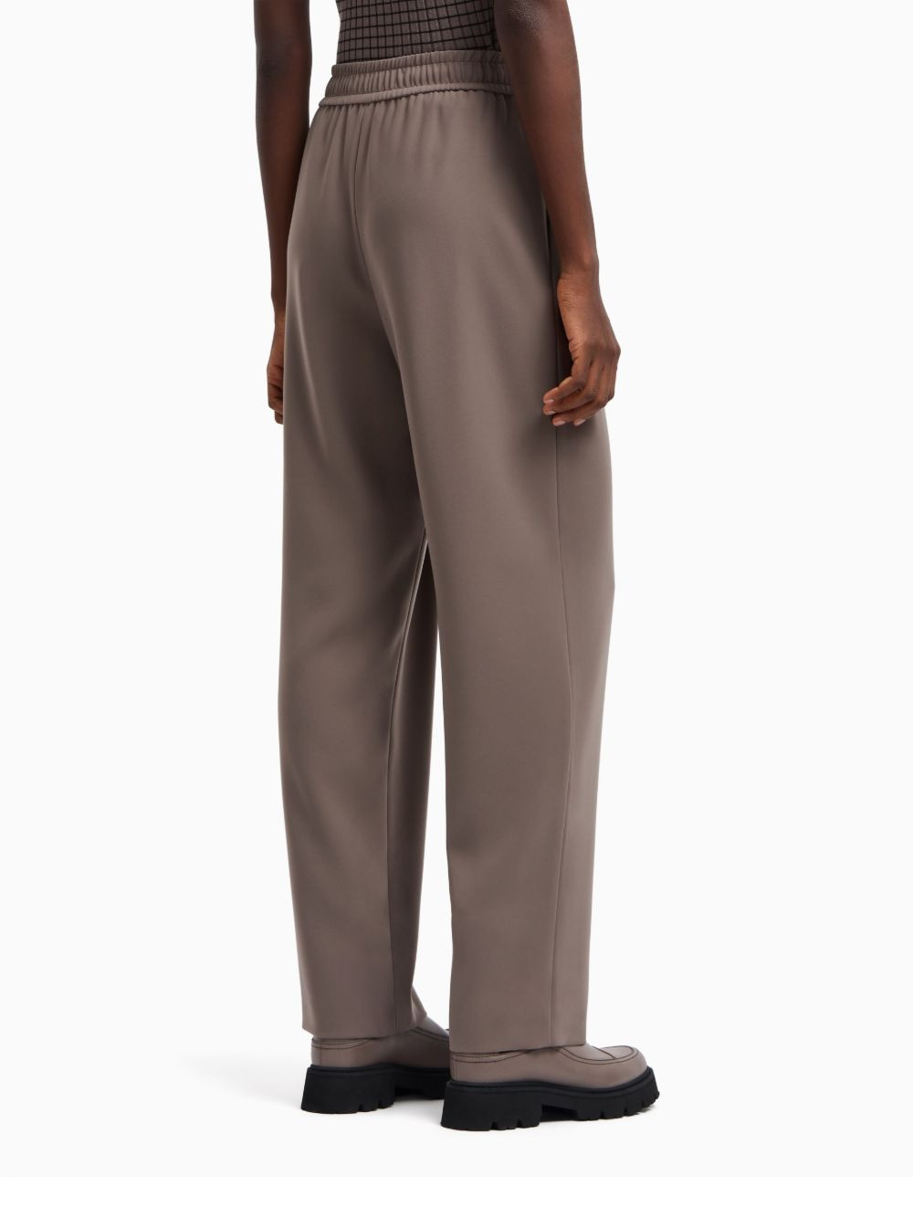 elastic-waist pleated trousers - 4