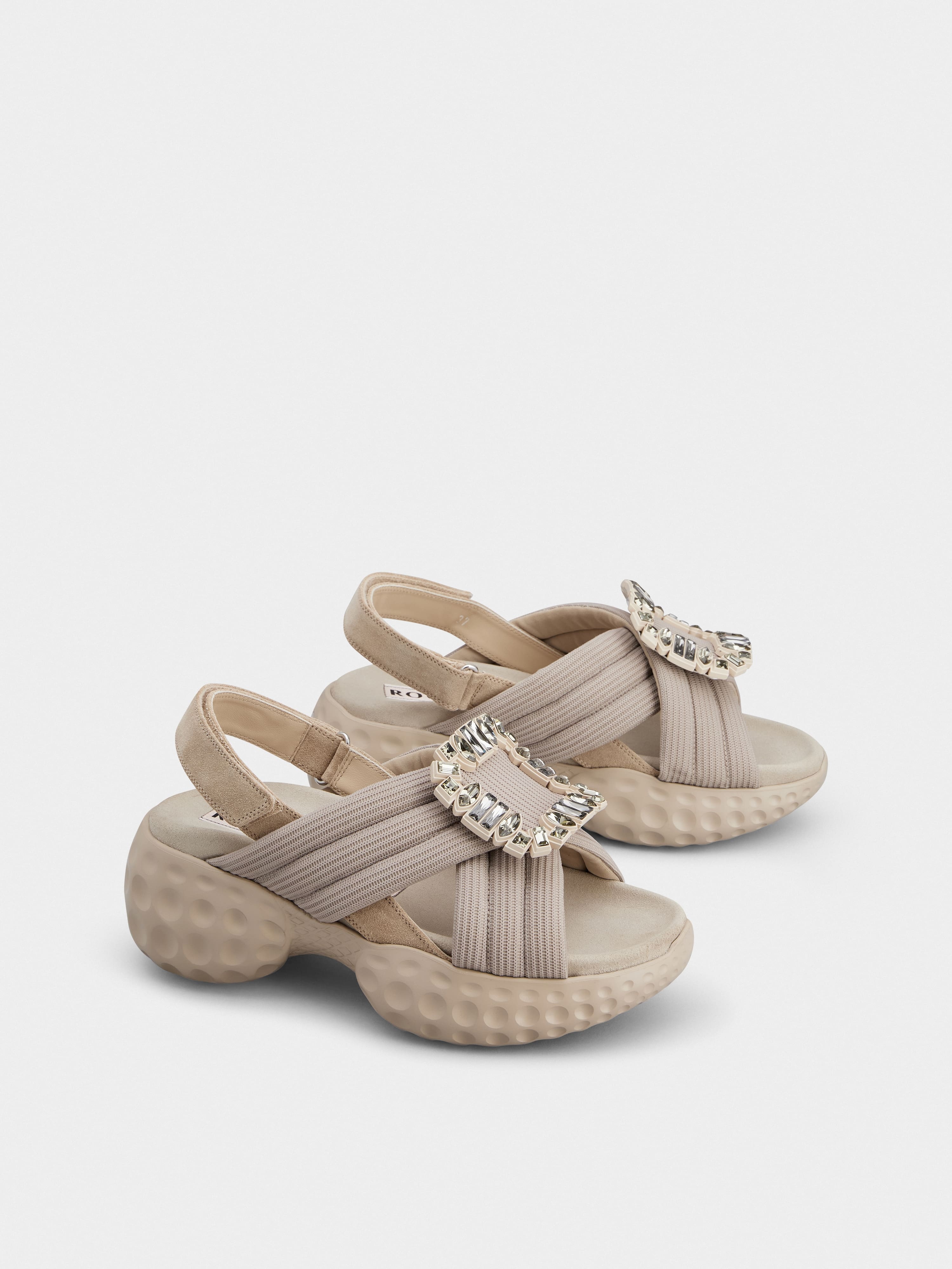 Viv' Run Light Sandals in fabric - 2