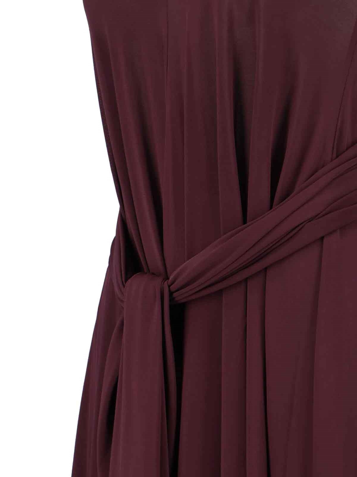 DRAPED VISCOSE DRESS - 5