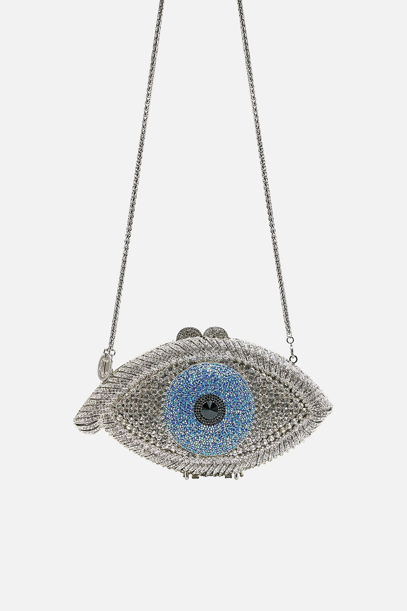EMBELLISHED  EYE CLUTCH BAG 1