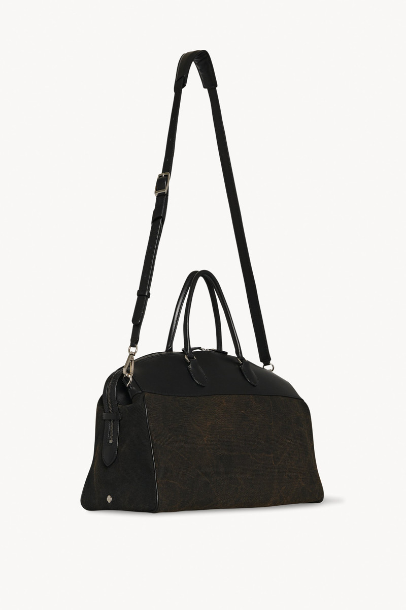 George Duffle in Leather and Denim 4