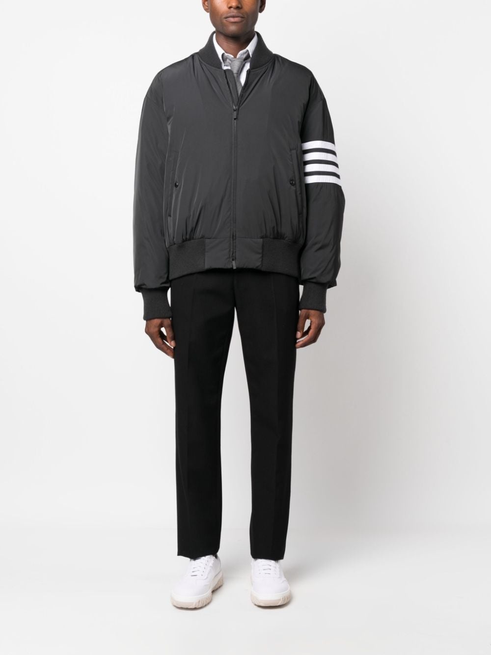 4-Bar Stripe bomber jacket - 2