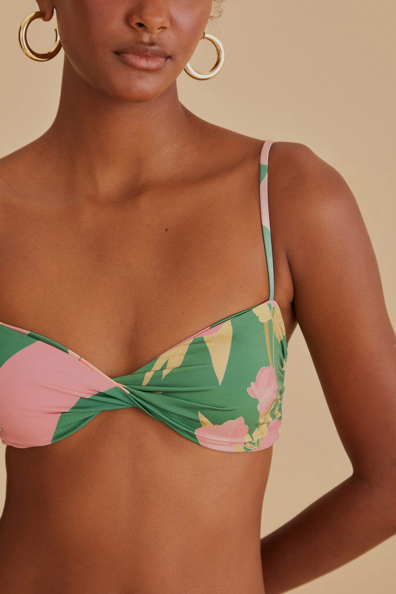 Winter Garden Twist Bikini Top 3