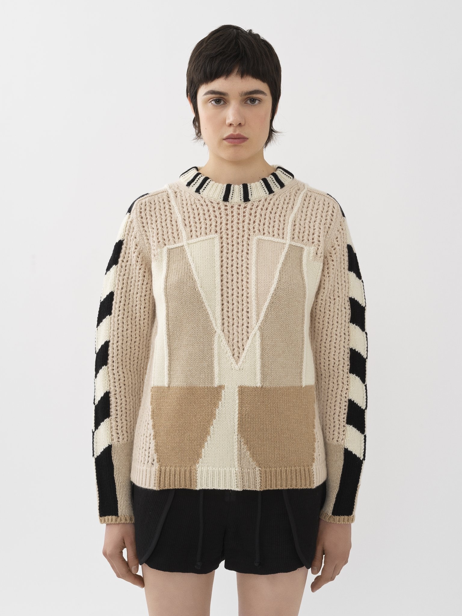 GRAPHIC KNIT SWEATER - 6