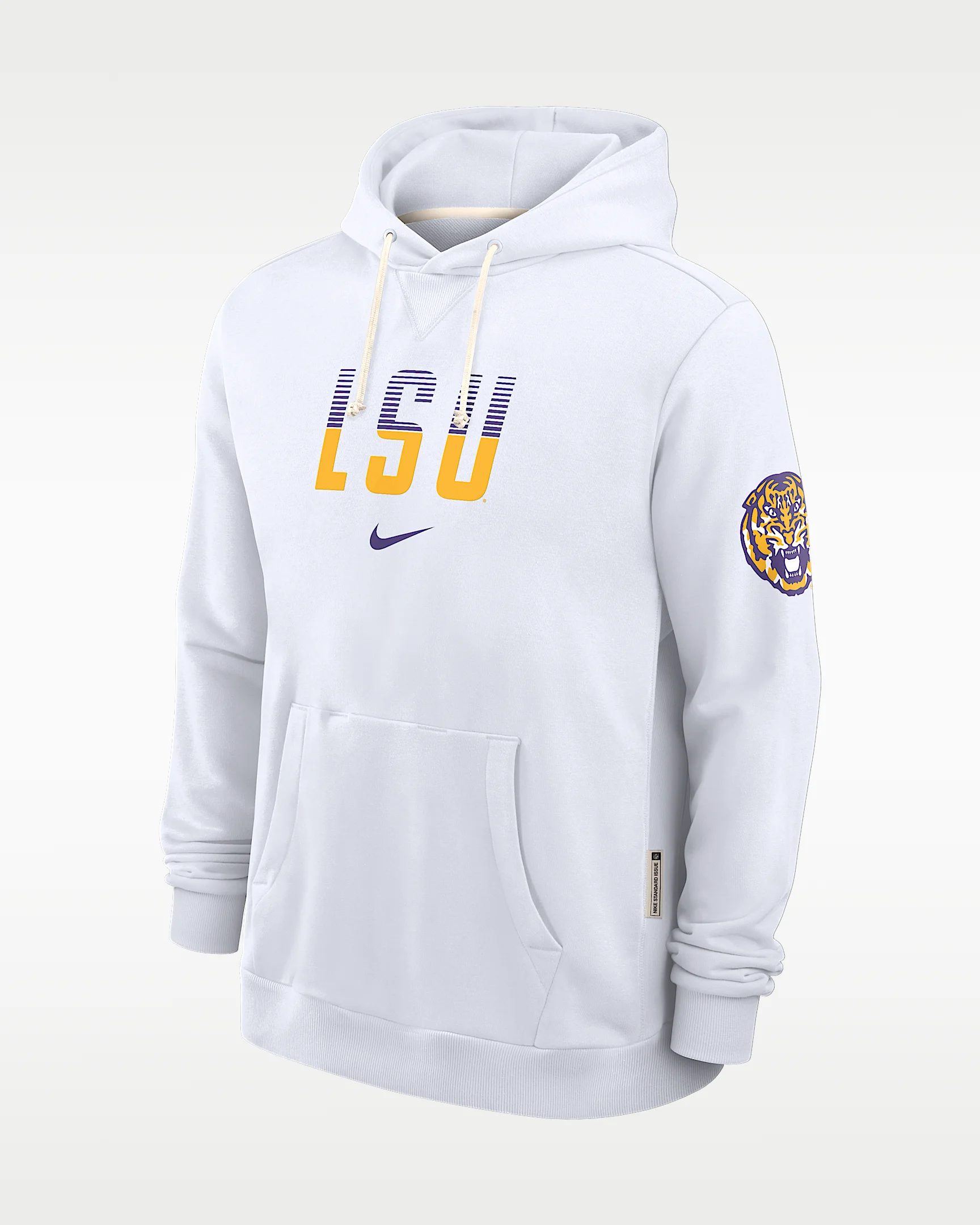 LSU Sideline Standard Issue Men's Nike Dri-FIT College Pullover Hoodie - 1