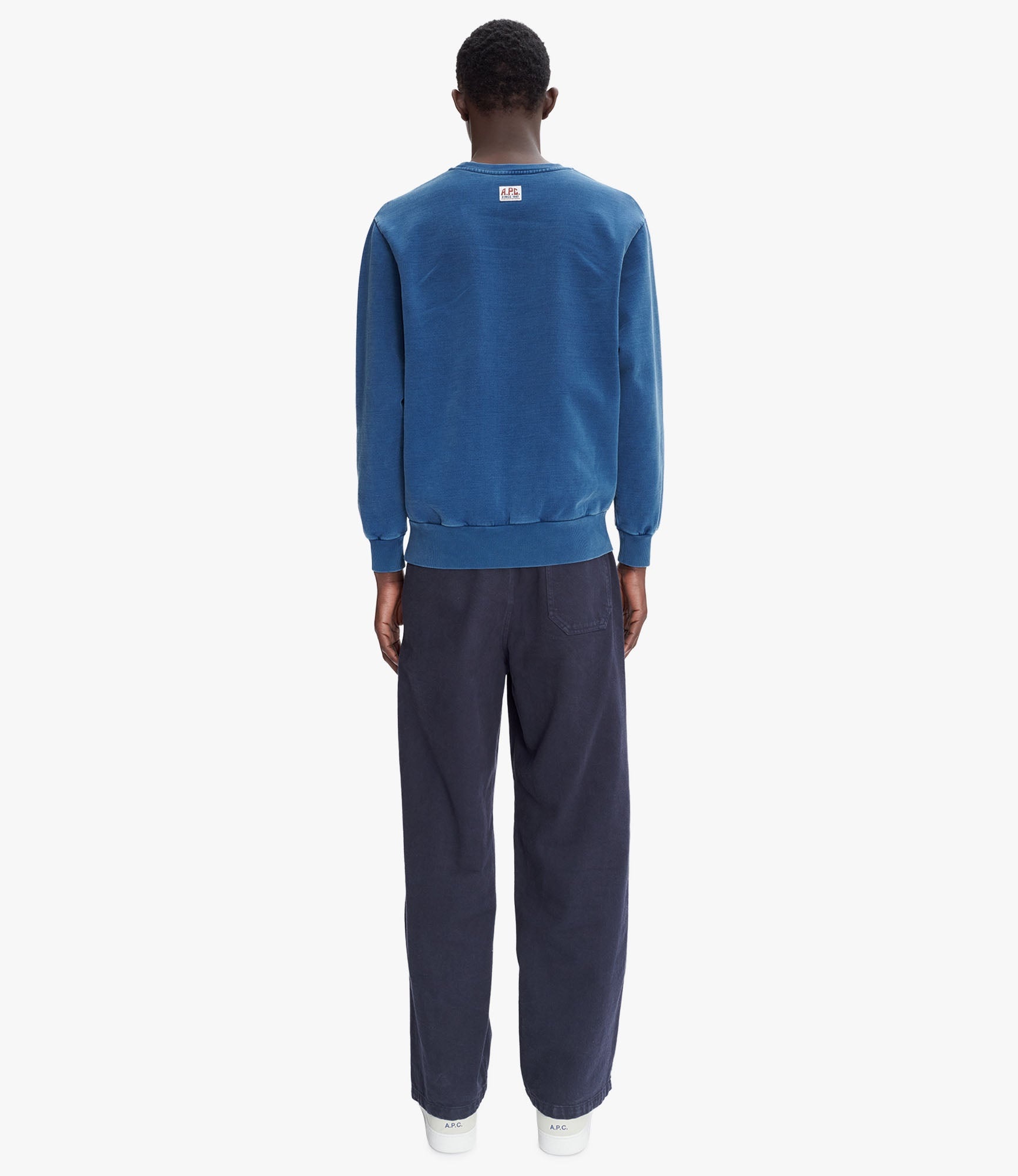 LABEL F GARMENT DYE SWEATSHIRT - 3